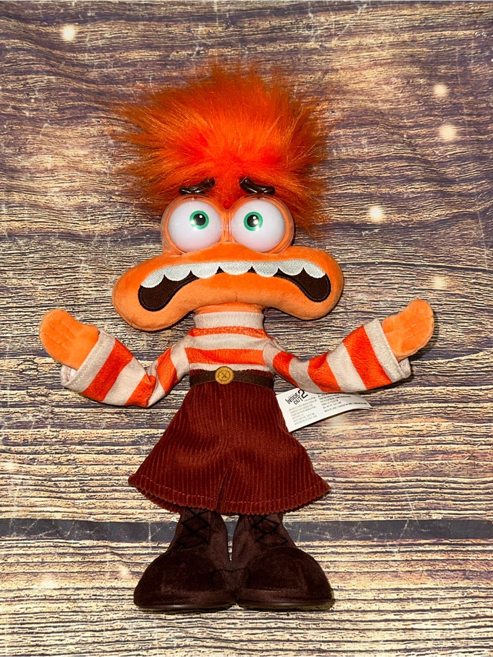 Just Play inside out 2 Disney shaking with anxiety.